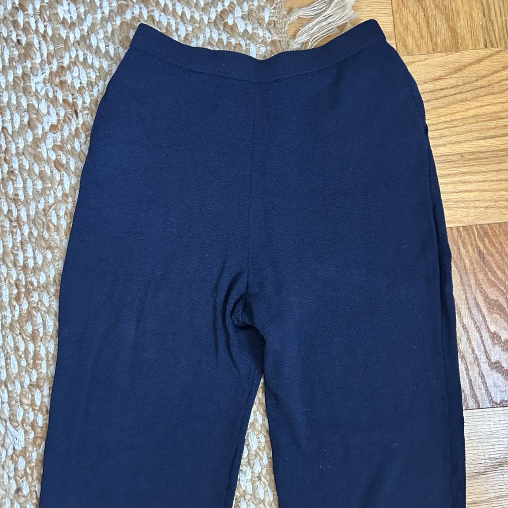 St John Navy Basic Sweater Pants - image 7